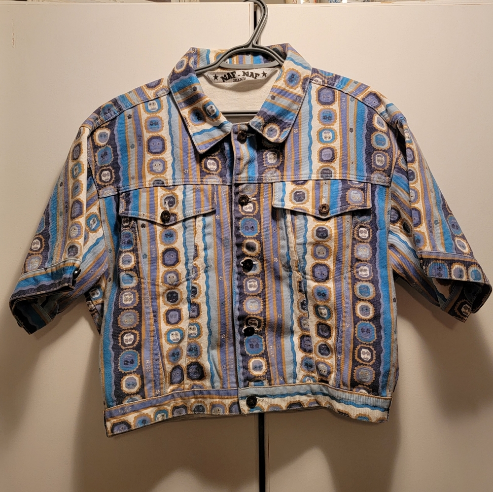 NAF NAF vintage blue jacket
